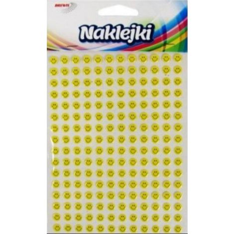 Naklejki Brewis Uśmiech wypukłe, 216szt